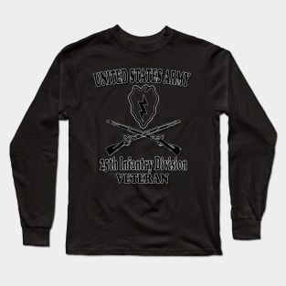 25th Infantry Division- Veteran Long Sleeve T-Shirt